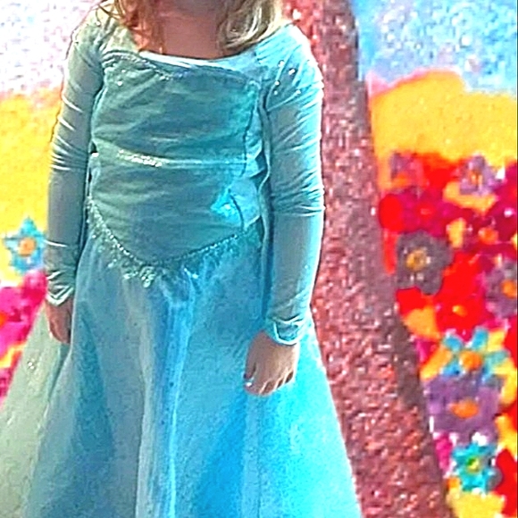 Disney Elsa Frozen Dress size 9-10 - Picture 1 of 16